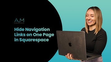 Hide Navigation Links on One Page in Squarespace