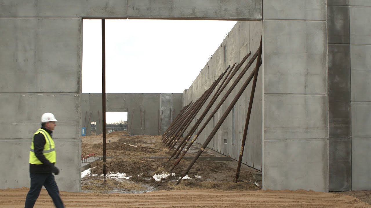 Construction tour of Ottawa County Road Commission's new maintenance