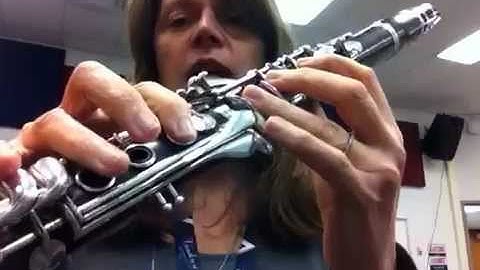 C Major 2 Octave Scale Tutorial for Clarinet