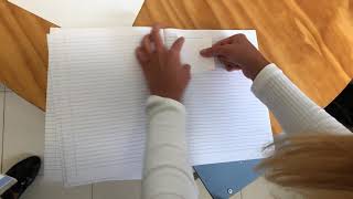How to glue work into your book!