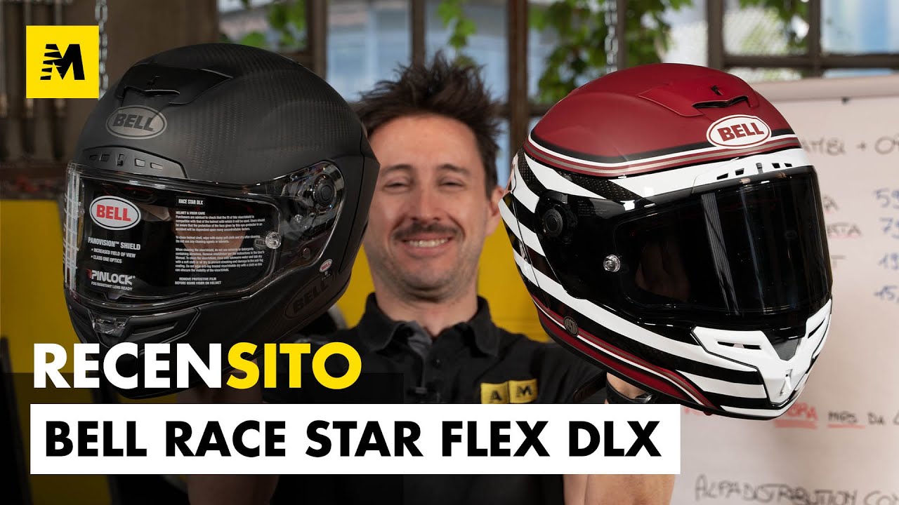 Bell Race Star Flex DLX. Recensione casco racing-sportivo da 749,99 euro -  YouTube