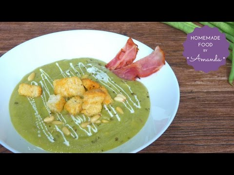 Creamy Green Bean Soup (Easy Soup Recipe) | Homemade Food by Amanda