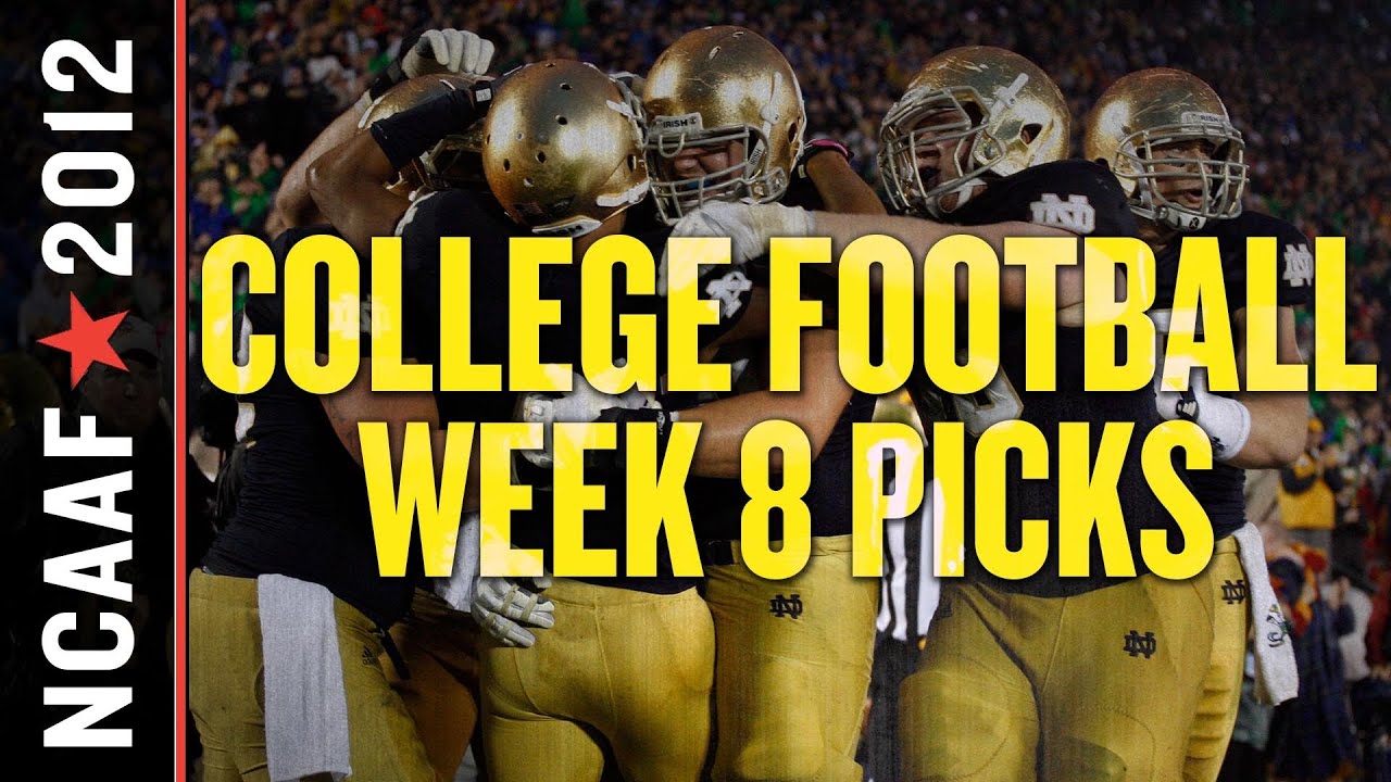 College Football Week 8 Picks Against the Spread YouTube