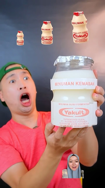 Minum yakult kecil sedang besar part 2