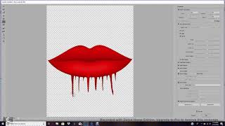 How to create dripping lips
