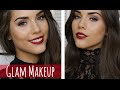 Easy Holiday Glam | Red Lips & Brown Eyes Makeup Tutorial