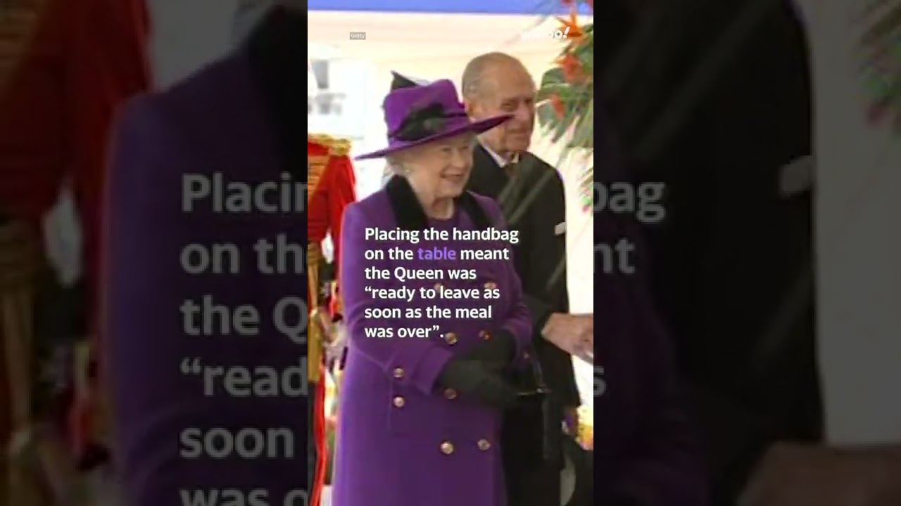 What were the Queen's secret handbag signals?