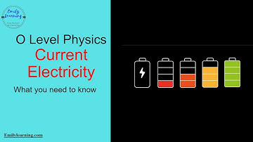 Current electricity  - What