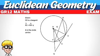 Grade 12 Euclidean Geometry Exam question # 1