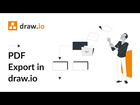 How to export a diagram to PDF in draw.io