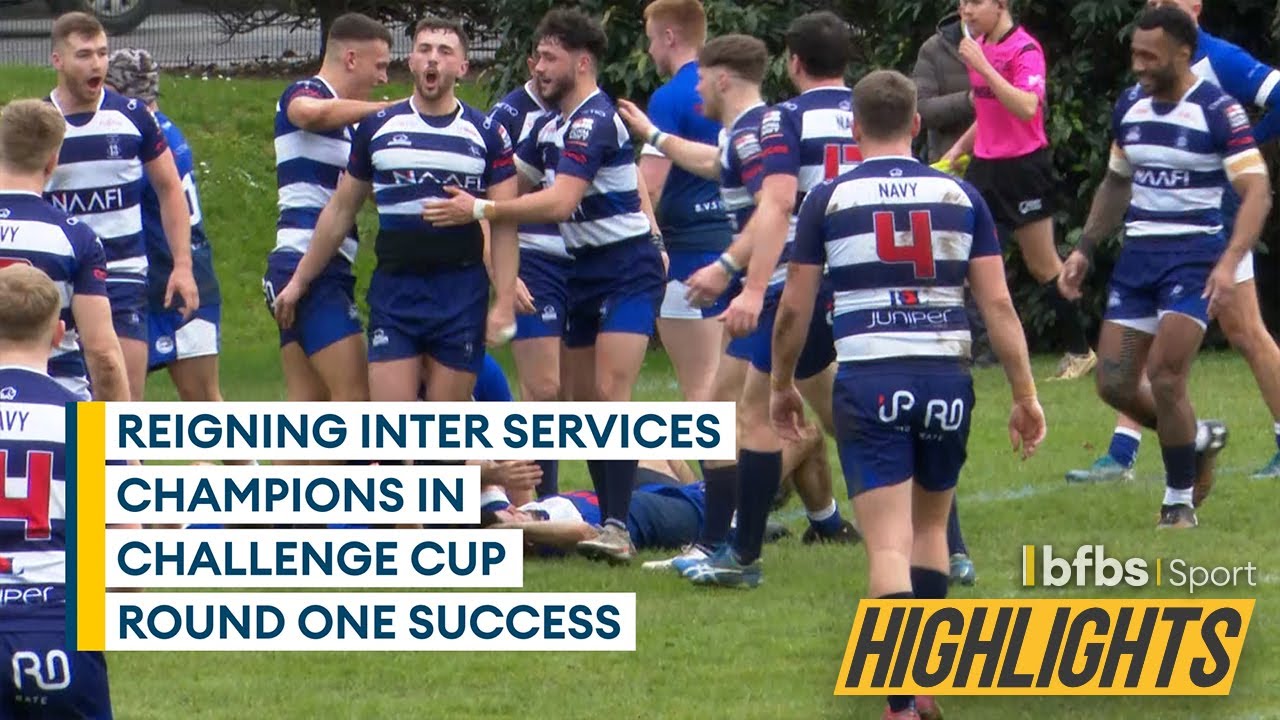HIGHLIGHTS Royal Navy Rugby League 28-16 Barrow Island Challenge Cup First Round