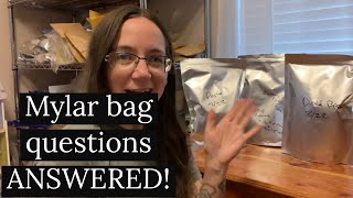 ANSWERS to Frequently Asked Mylar Bag & Oxygen Absorber Questions