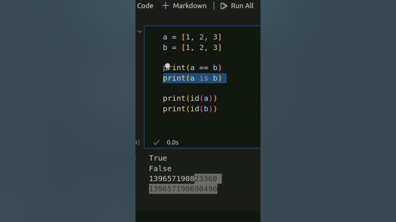 Confusing Python Operator Simplified #python #coding #programming - YouTube