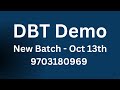 What is DBT | Data Build Tool Data Engineering | DBT Demo Videos | New Batch Oct 13th 2025