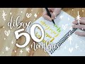 ¡Dibujo 50 Nombres! con Tombow dual brush y lettering - UGDT