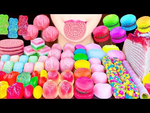 【ASMR】GUMMY PARTY🎀 MUKBANG 먹방 食べる音 EATING SOUNDS NO TALKING