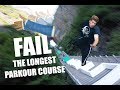 I FELL OFF the WORLDS LARGEST PARKOUR COURSE