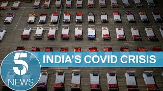 India's Covid death toll passes 200,000 | 5 News