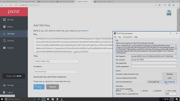 GNS3 Talks: Packet.net and GNS3 (Part 3): SSH Keys (Generate with PuttyGen)