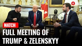 FULL VIDEO: Trump & Zelenskyy's Bilateral Meeting at Oval Office ...