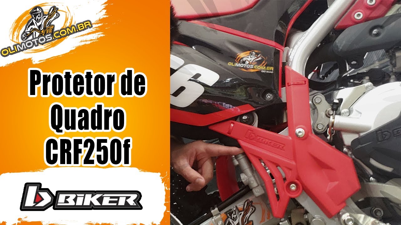 Protetor De Quadro Xtreme Crf250f Biker Olimotos YouTube