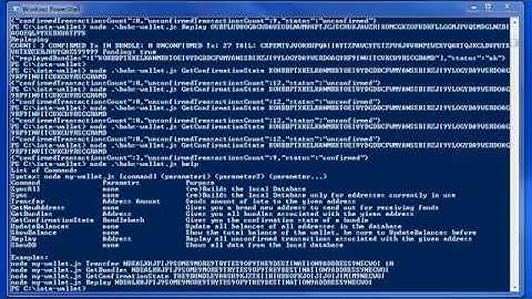 IOTA Command Line Wallet preview video