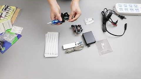 Three Machine Coil Tattoo Machine Set 1 Liner 2 Shaders