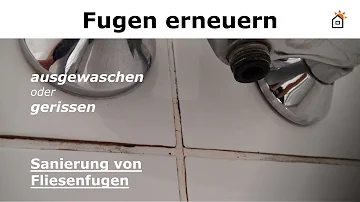 Wie repariert man Fugen im Bad?