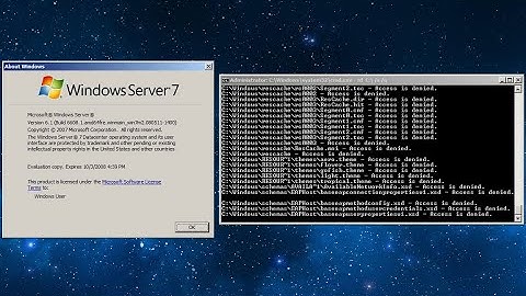 Destroying Windows Server 2008 R2 Build 6608!