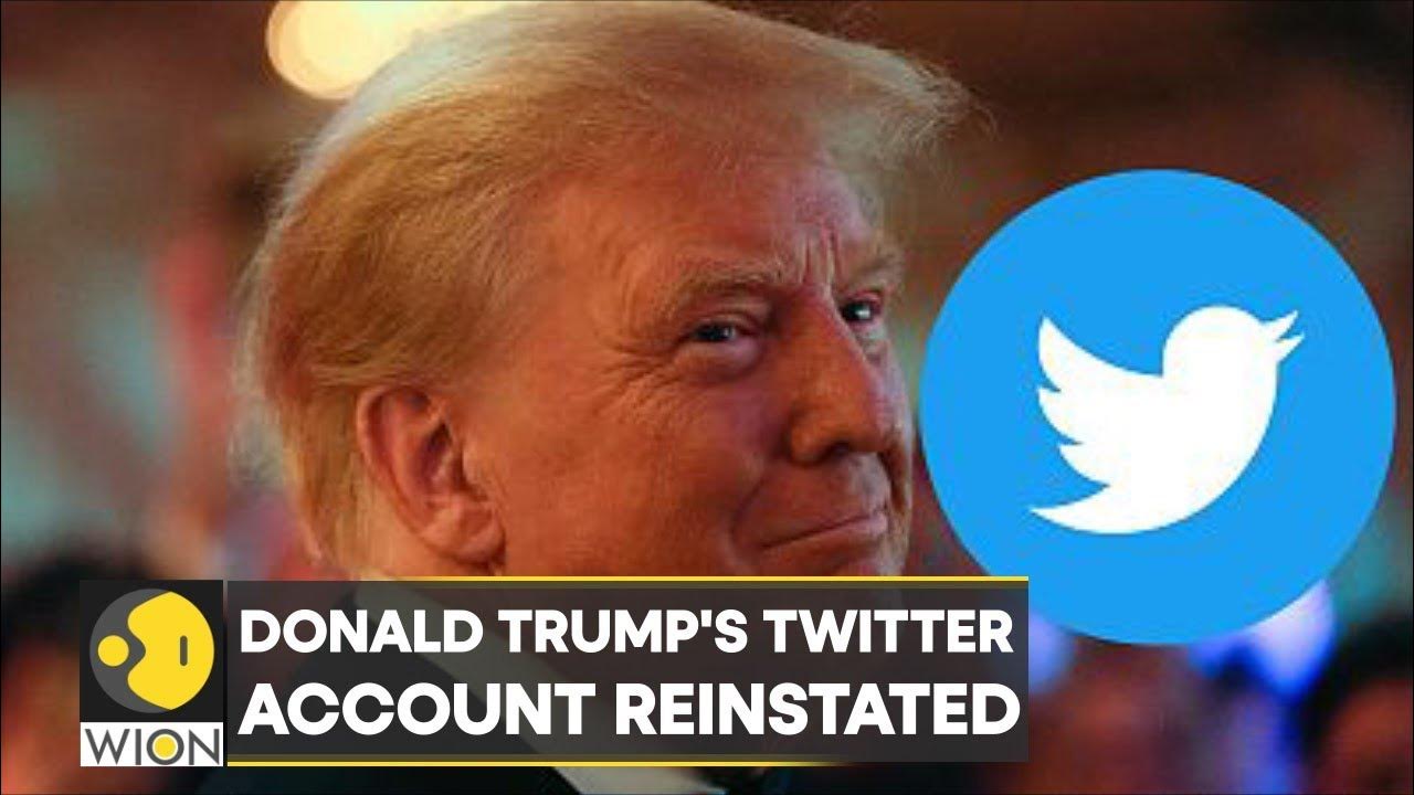 Elon Musk reinstates Donald Trump’s Twitter account | International News | Elon Musk | Donald Trump