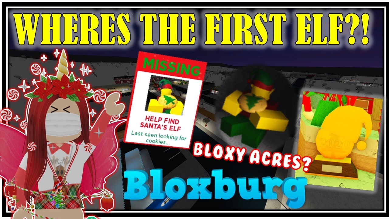 Where's the FIRST ELF!! Bloxburg ELF HUNT 2021!! YouTube