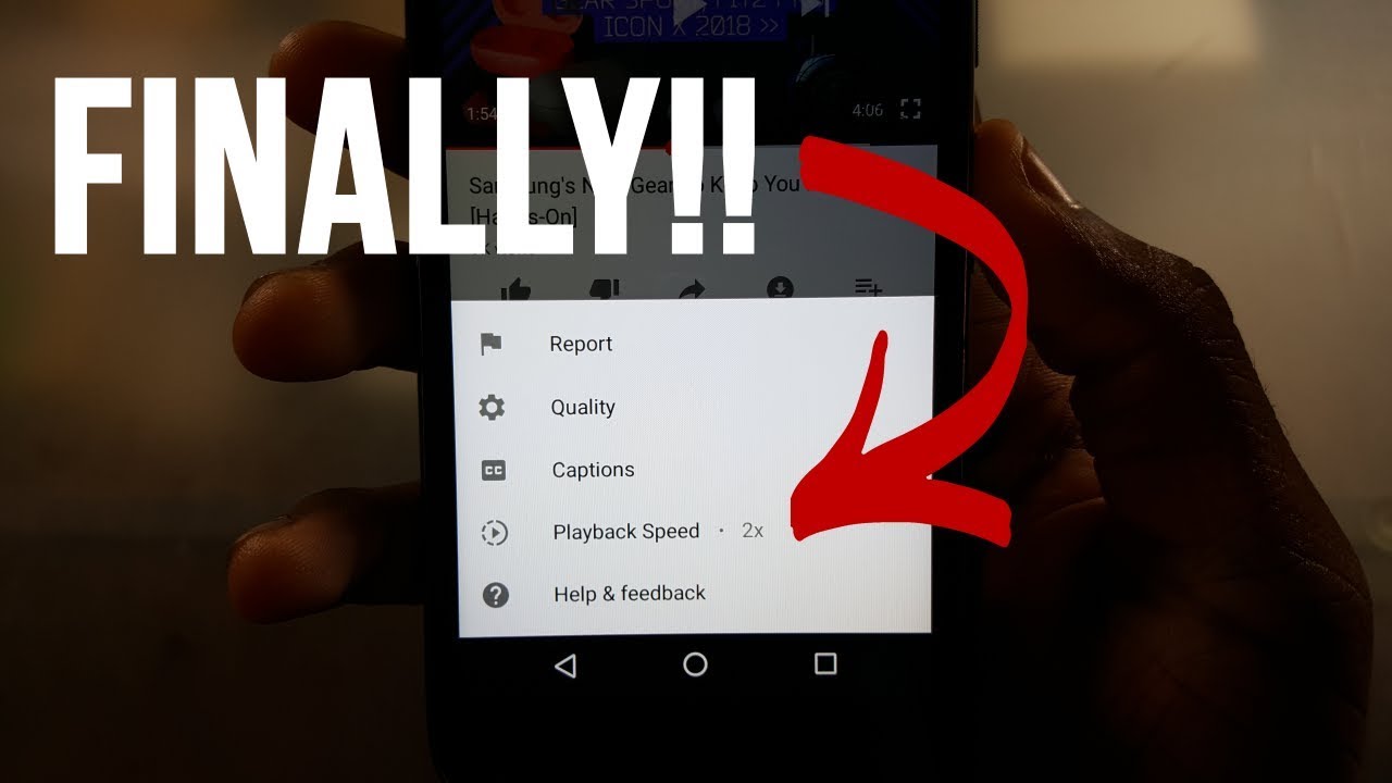 How To Change Video Playback Sd On The Youtube App - Youtube