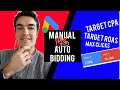 How To Master Google Ads Bidding Strategies - MANUAL VS AUTO