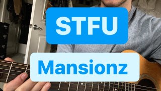 STFU Mansionz Guitar Lesson