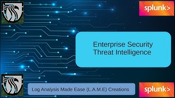 Splunk Enterprise Security Free Training | Using Threat Intelligence