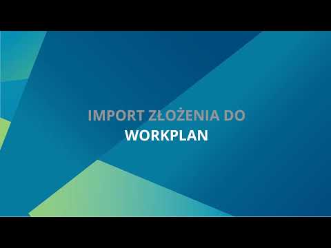 WORKPLAN | Import wykazu części z VISI - Tutorial