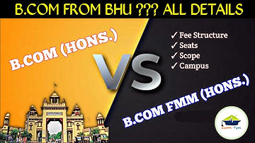B.COM (H) OR B.COM FMM (H) || BHU B.COM ENTRANCE EXAM || EXAMTYM