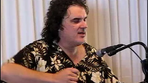 Craig Carothers, singer, songwriter, performer at the Nye Beach Writers Series, Newport, Oregon