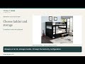 Eberhardt Black Queen over Queen Bunk Bed | Quick Overview