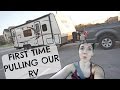BRINGING HOME OUR RV!! PULLING A TRAILER FOR THE 1ST TIME EVER