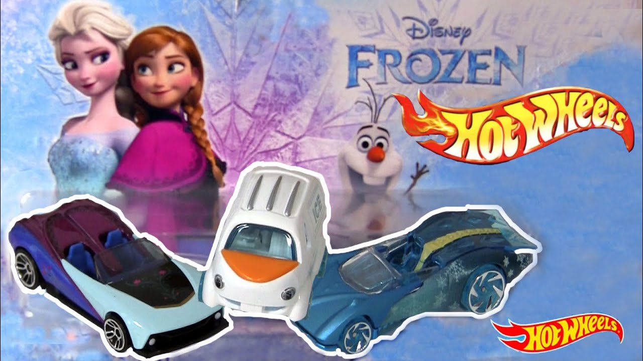 frozen hot wheels car