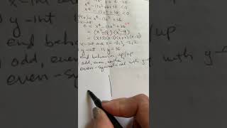 Solving polynomial inequalities using graphing part 1 of 2