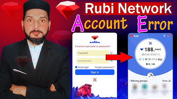 Rubi Network Login Problem Solved ✅ | How to Login Rubi Account & Fix KYC Error Step-by-Step!