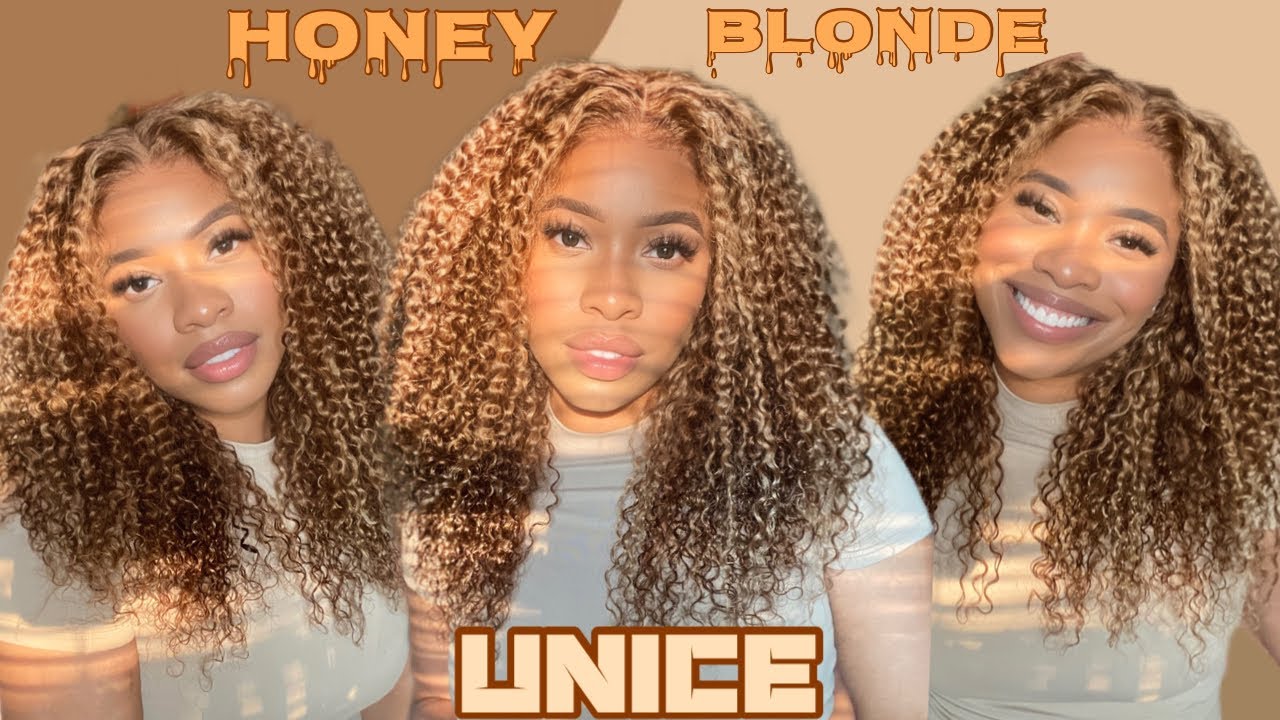 Get the Look: Unice Honey Blonde Hair Transformation | Install + Review | 