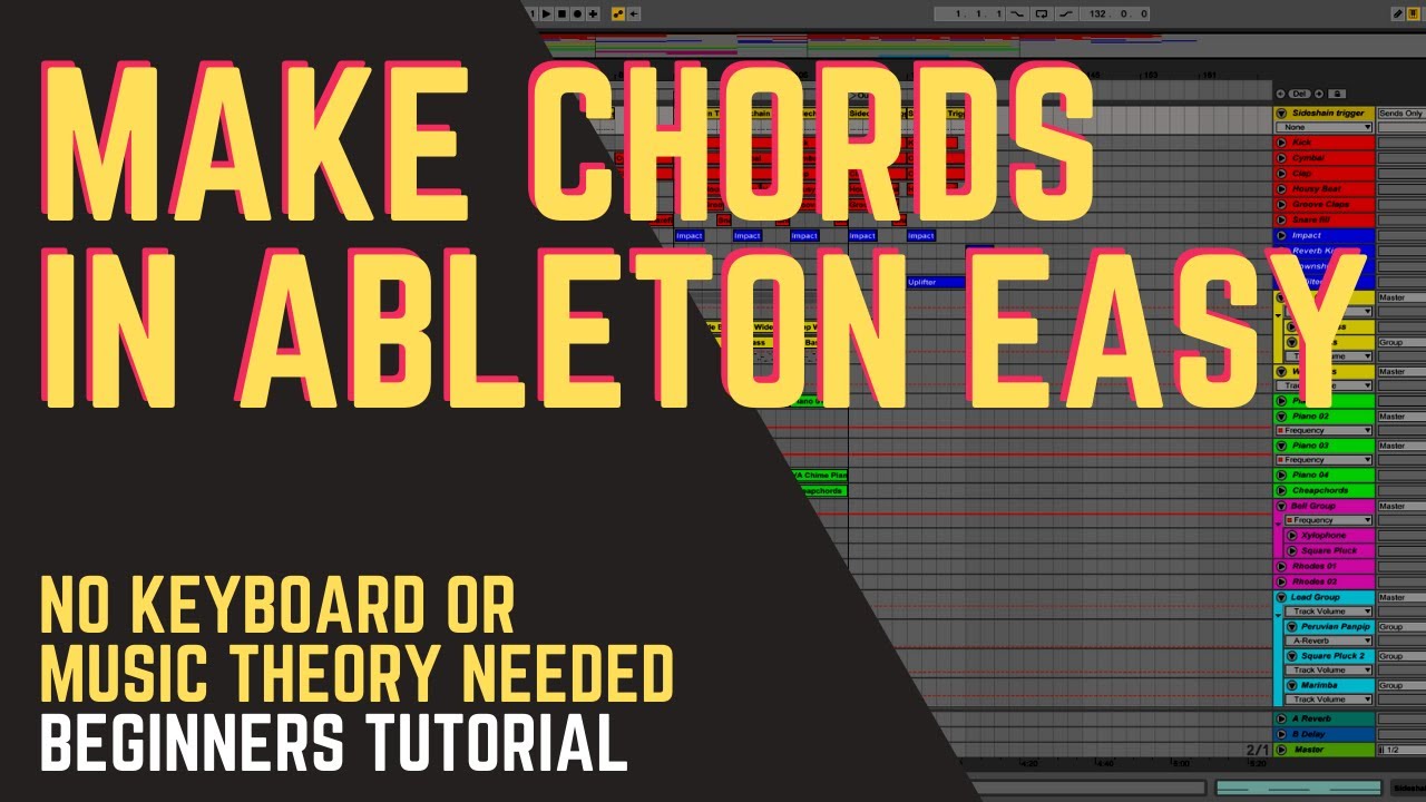 How To Make Chords In Ableton Live 10 YouTube