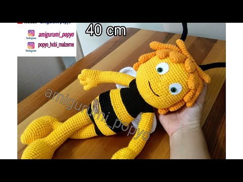 Amigurumi örgü Arı Maya (Kanat Yapımı)