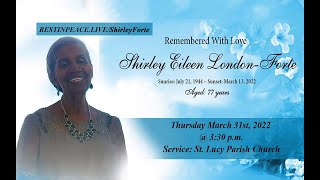 Live stream Shirley Eileen London Forte