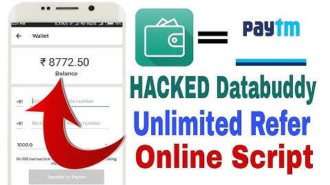 HACKED Databuddy App !! Databuddy App Online Refer Working Script 2018 ! how to hack databuddy hindi