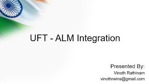 UFT(QTP) Tutorials - 18. UFT - ALM Integration