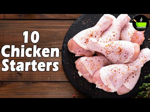 10 Chicken Starter Recipes | Non Veg Starters Recipes | She Cooks